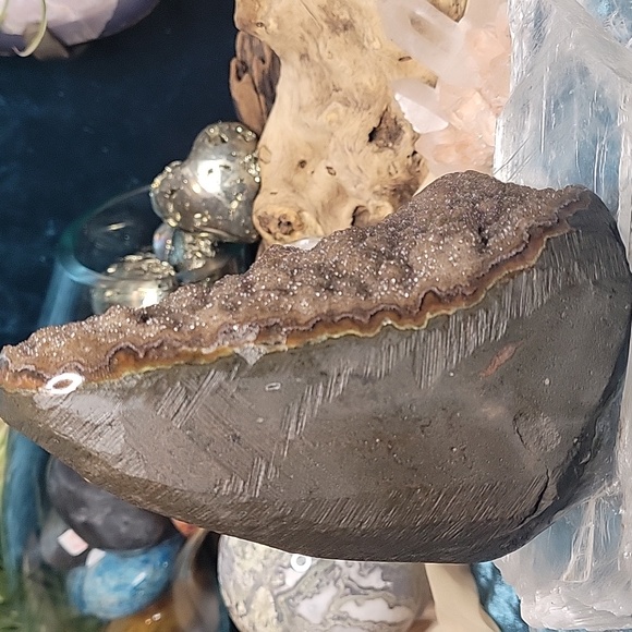 Amethyst Sugary & Botryoidal Brown Cutbase | From Brazil | 1.9lbs - Picture 6 of 12